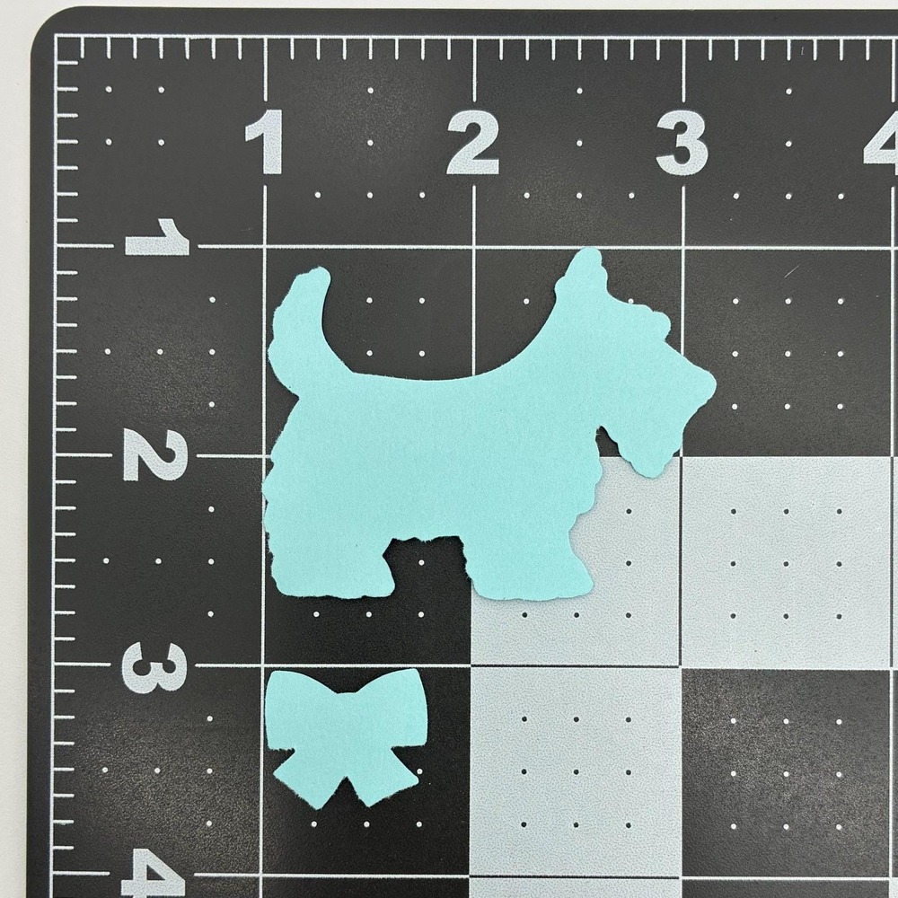 Stampin Up Christmas Scottie Stamp Set and Scottie Dog Paper Punch Bow - Picture 9 of 11